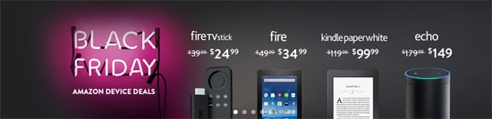 Black Friday Kindle Devices