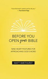 before you open your bible